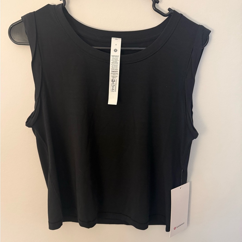 NWT Lululemon Jersey Training Rolled Cuff Tank Size 4